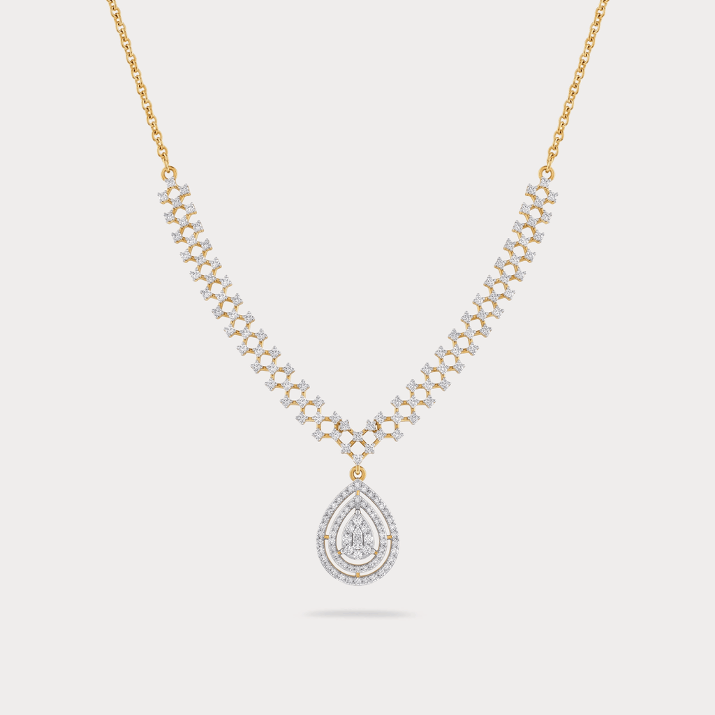 Firespell Pendant Diamond Necklace
