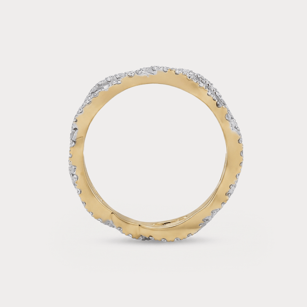 Link Diamond Ring