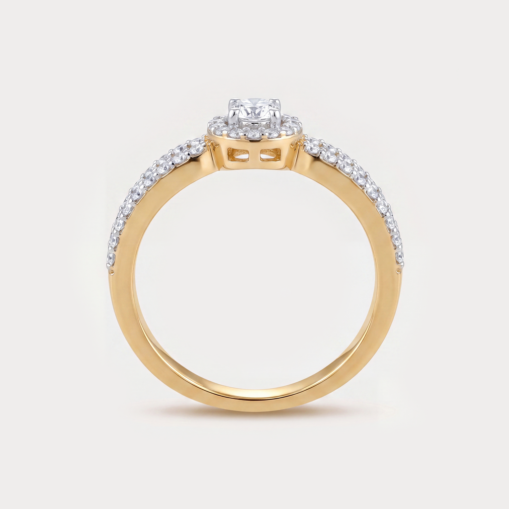 Breathtaking Light Weight Diamond Ring