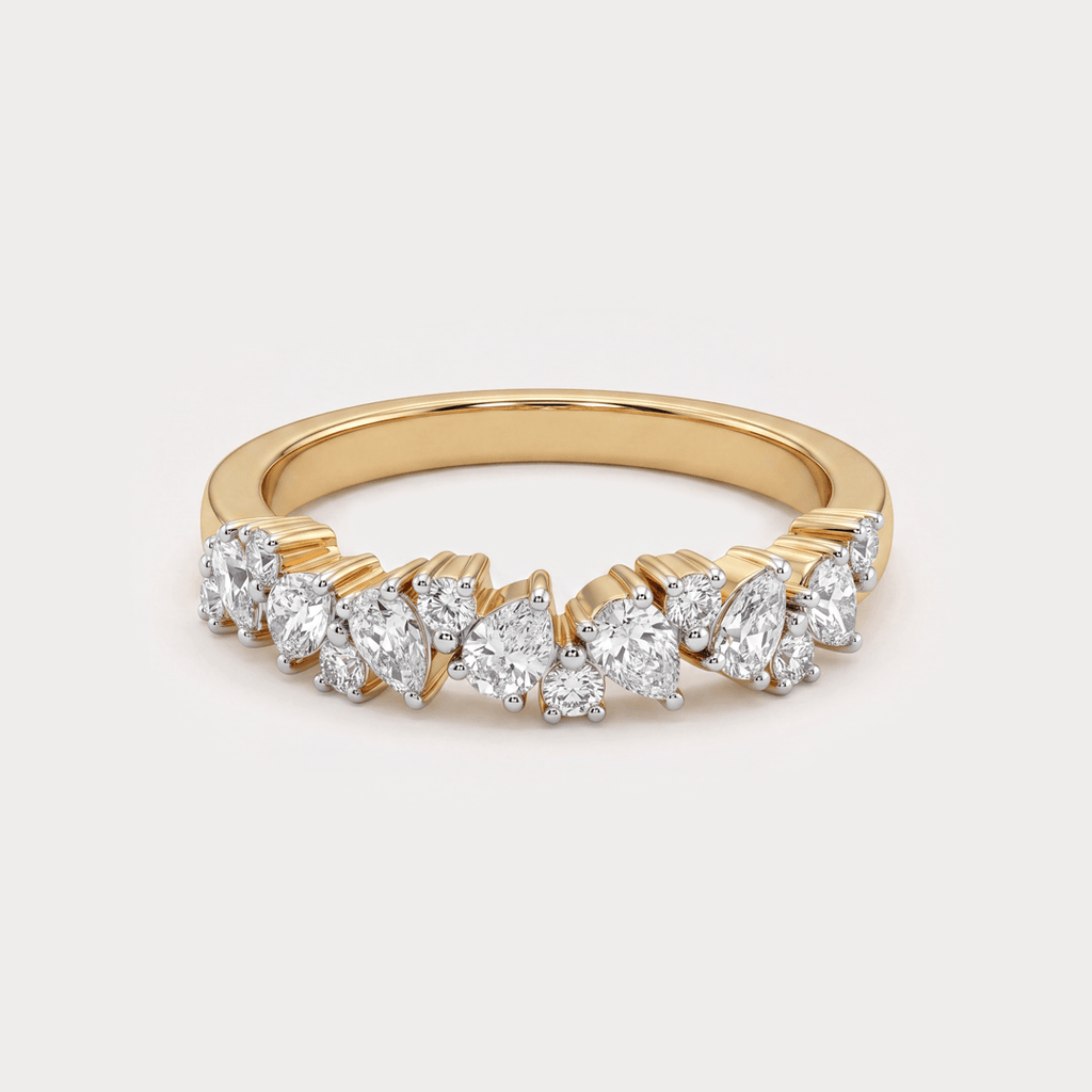 Gilded Bands Diamond Ring