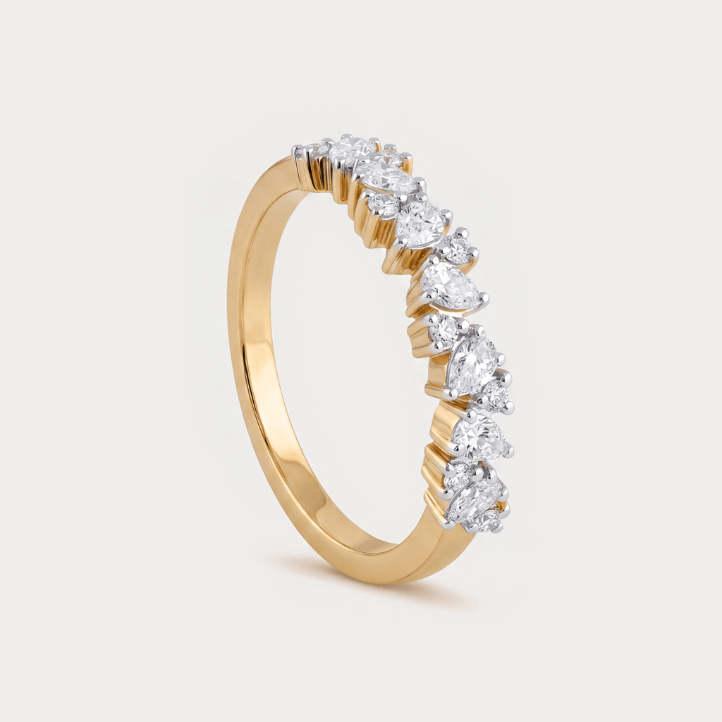 Gilded Bands Diamond Ring