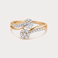 Prairie Floral Nakshatra Diamond Ring