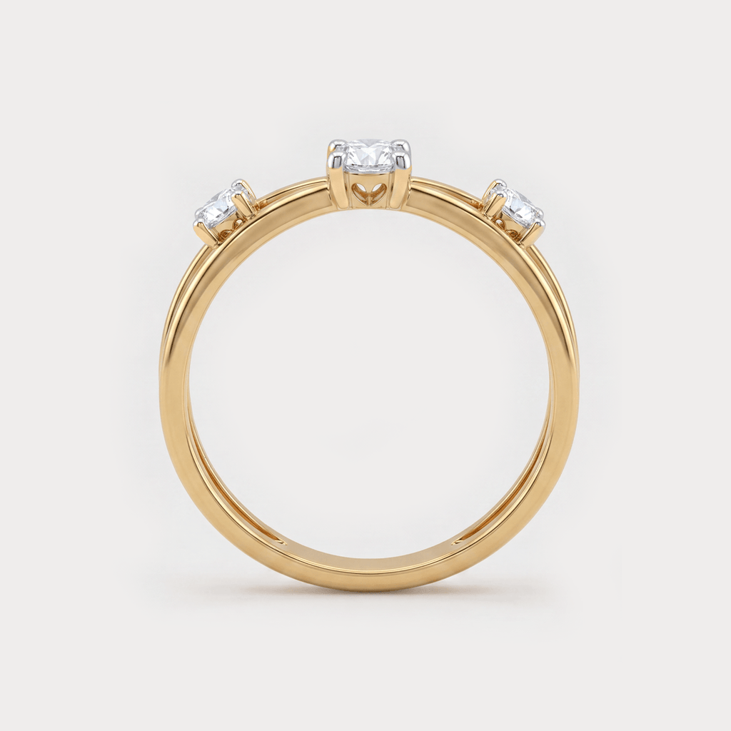 Gossamer Light Weight Diamond Ring