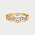 Pregiato Bands Diamond Ring