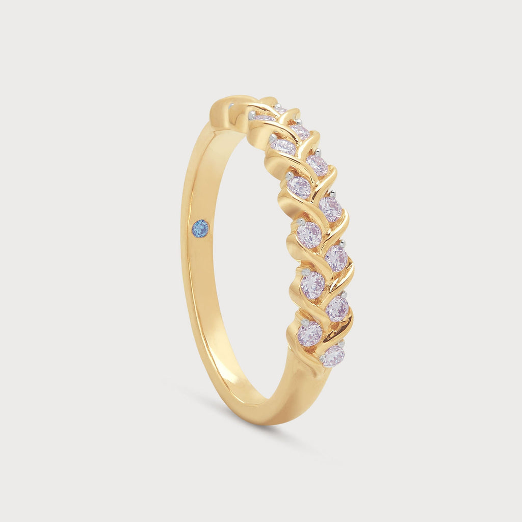 Helix Diamond Ring