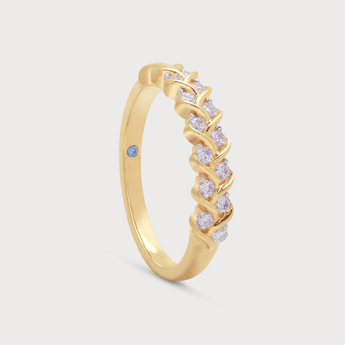 Helix Diamond Ring