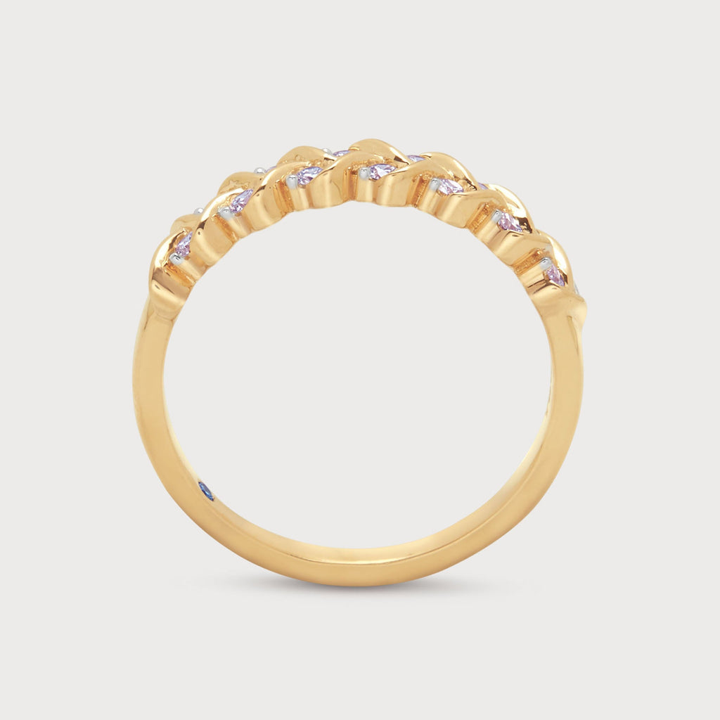 Helix Diamond Ring