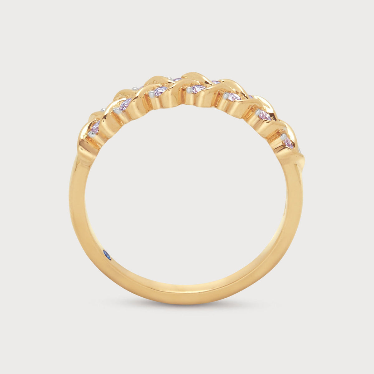 Helix Diamond Ring