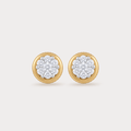 Luccicante Floral Nakshatra Diamond Earrings