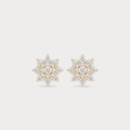 Amato Bene Floral Nakshatra Diamond Earrings