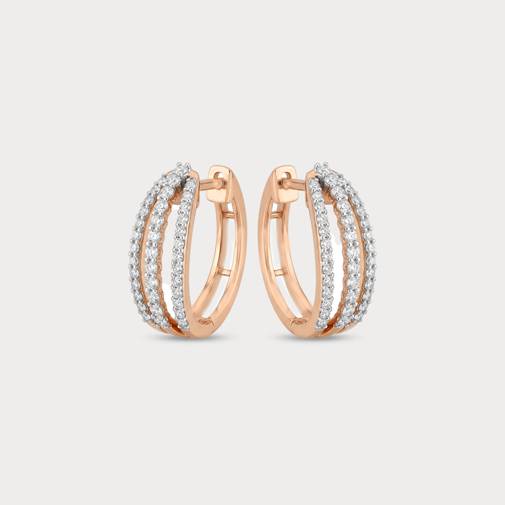 Sweep Diamond Earrings