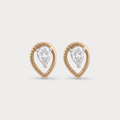 Stellaris Halo Diamond Stud Earrings