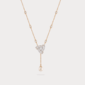 Promise Knots Stelliflora Floral-Nakshatra Diamond Pendant Chain