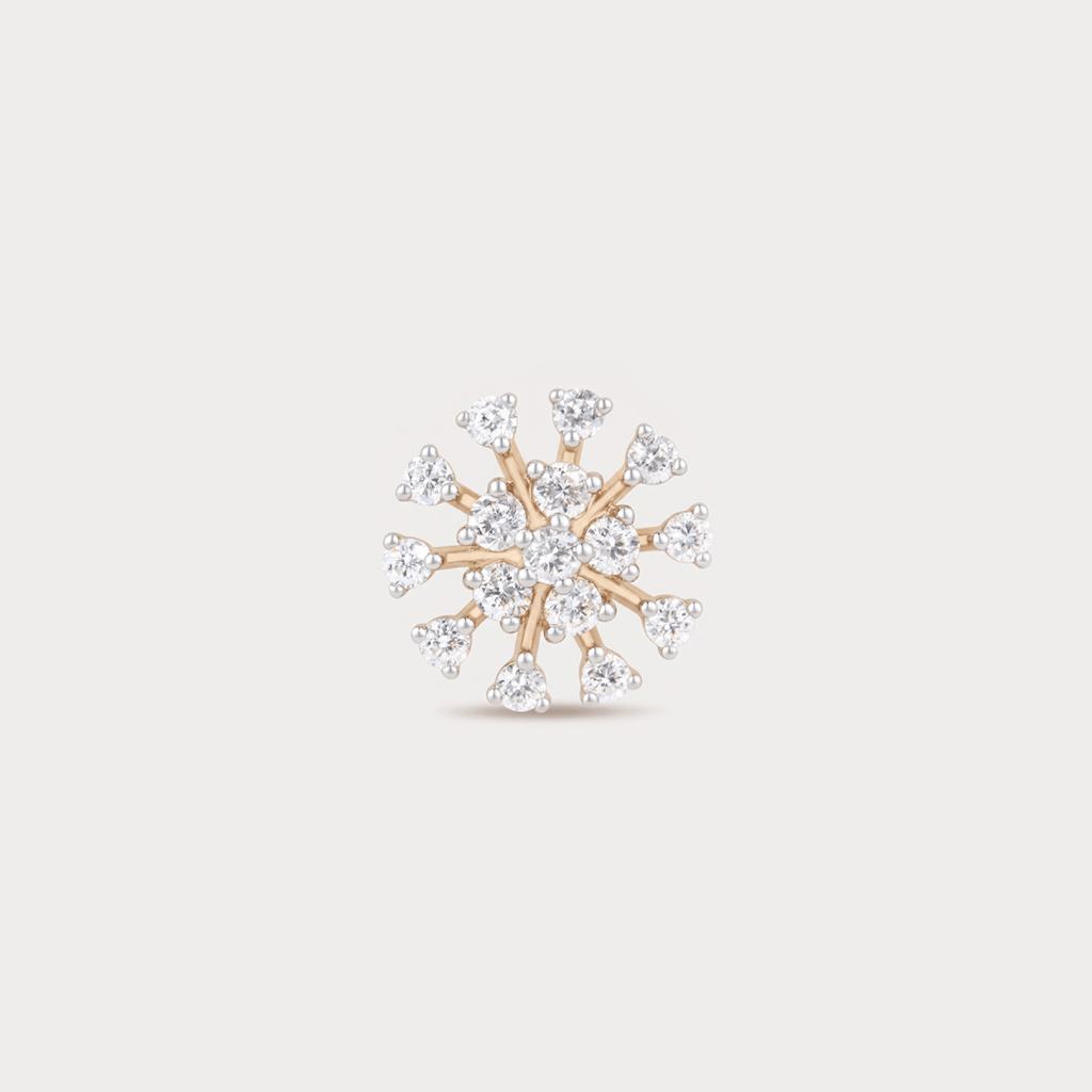 Heatherbloom Stud Diamond Nose Pin