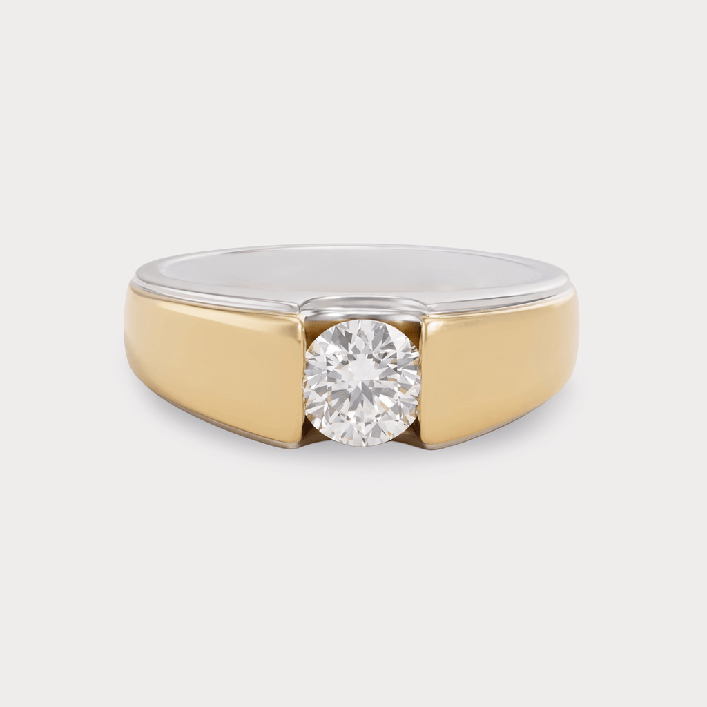 Kaye Solitaire Diamond Men's Ring