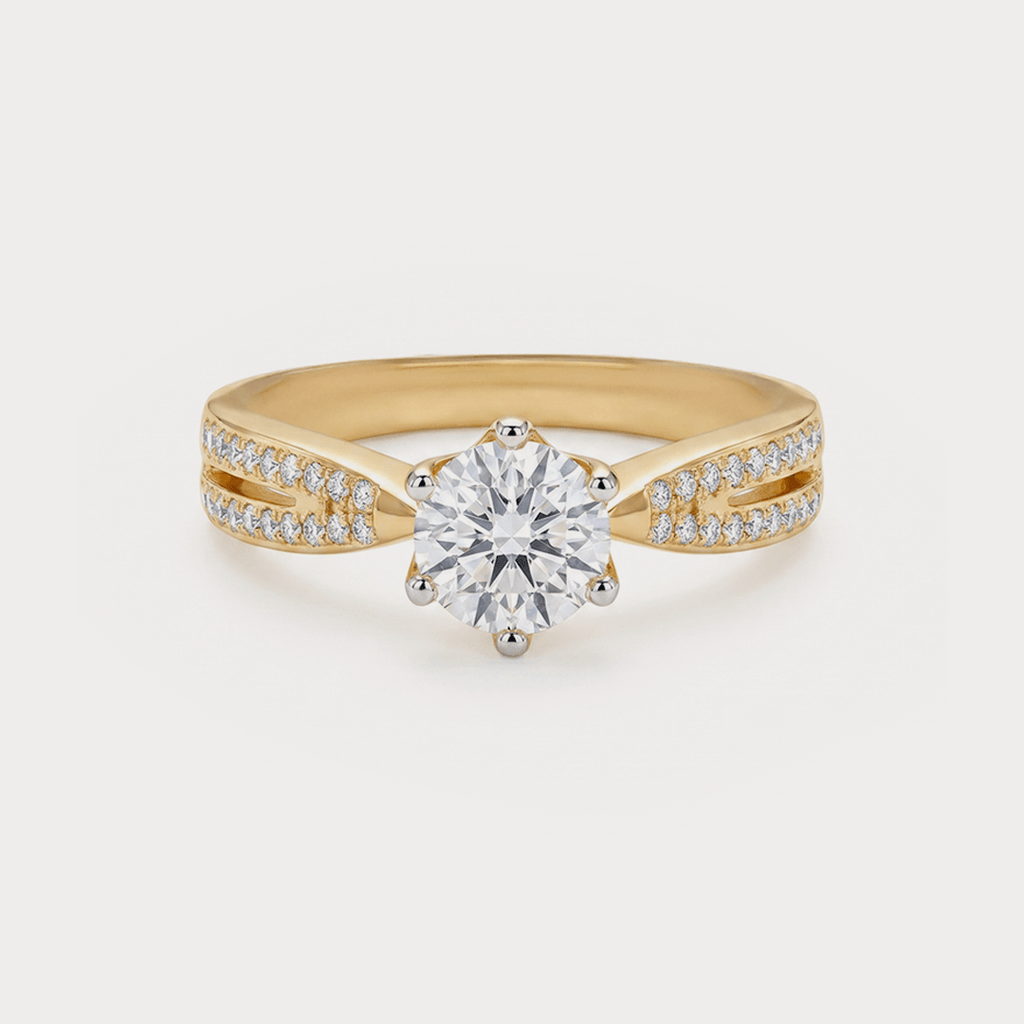 Tinge Diamond Ring