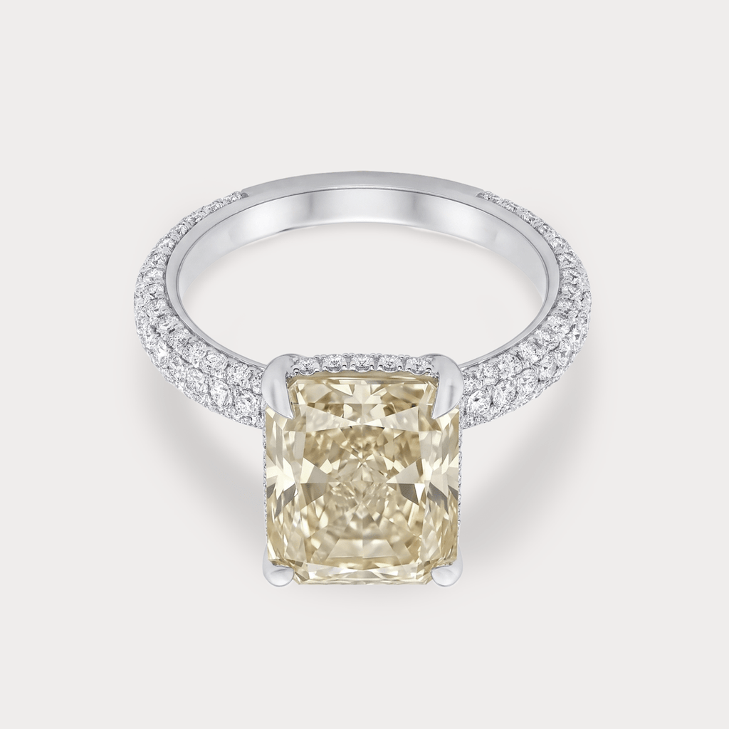 Radiant Pledge Champagne Diamond Cocktail Ring