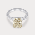 Radiant Pledge Champagne Diamond Cocktail Ring