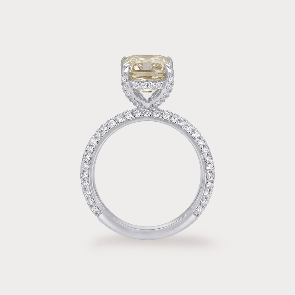 Radiant Pledge Champagne Diamond Cocktail Ring
