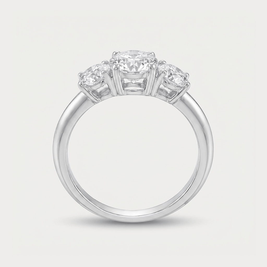 Bonheur Solitaire Diamond Ring