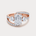 Lumière Festive Blanc Diamond Cocktail Ring