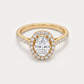 Verdant Mini-Solitaire Diamond Ring