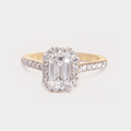 Starlit Love Story Solitaire Diamond Ring