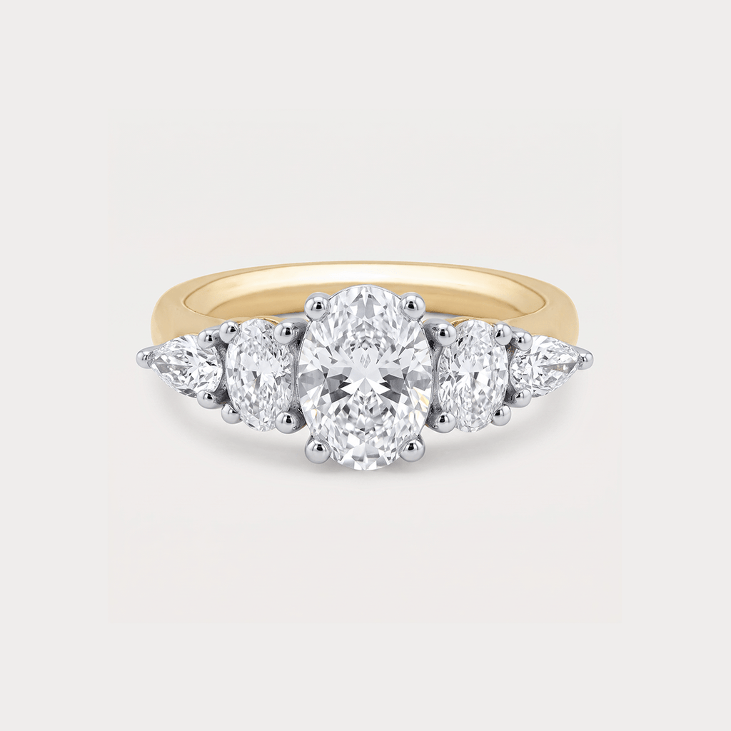 Clair de Lune Solitaire Diamond Ring
