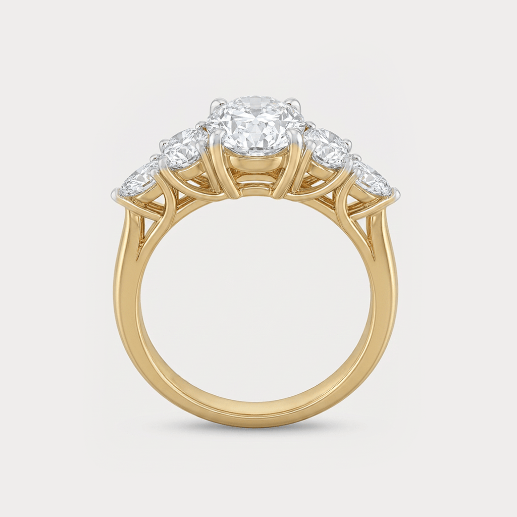 Clair de Lune Solitaire Diamond Ring