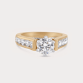 Asteria Solitaire Diamond Ring