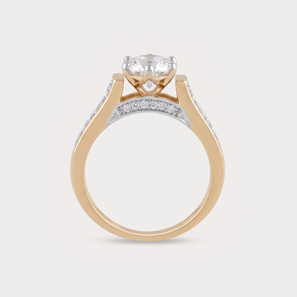 Asteria Solitaire Diamond Ring
