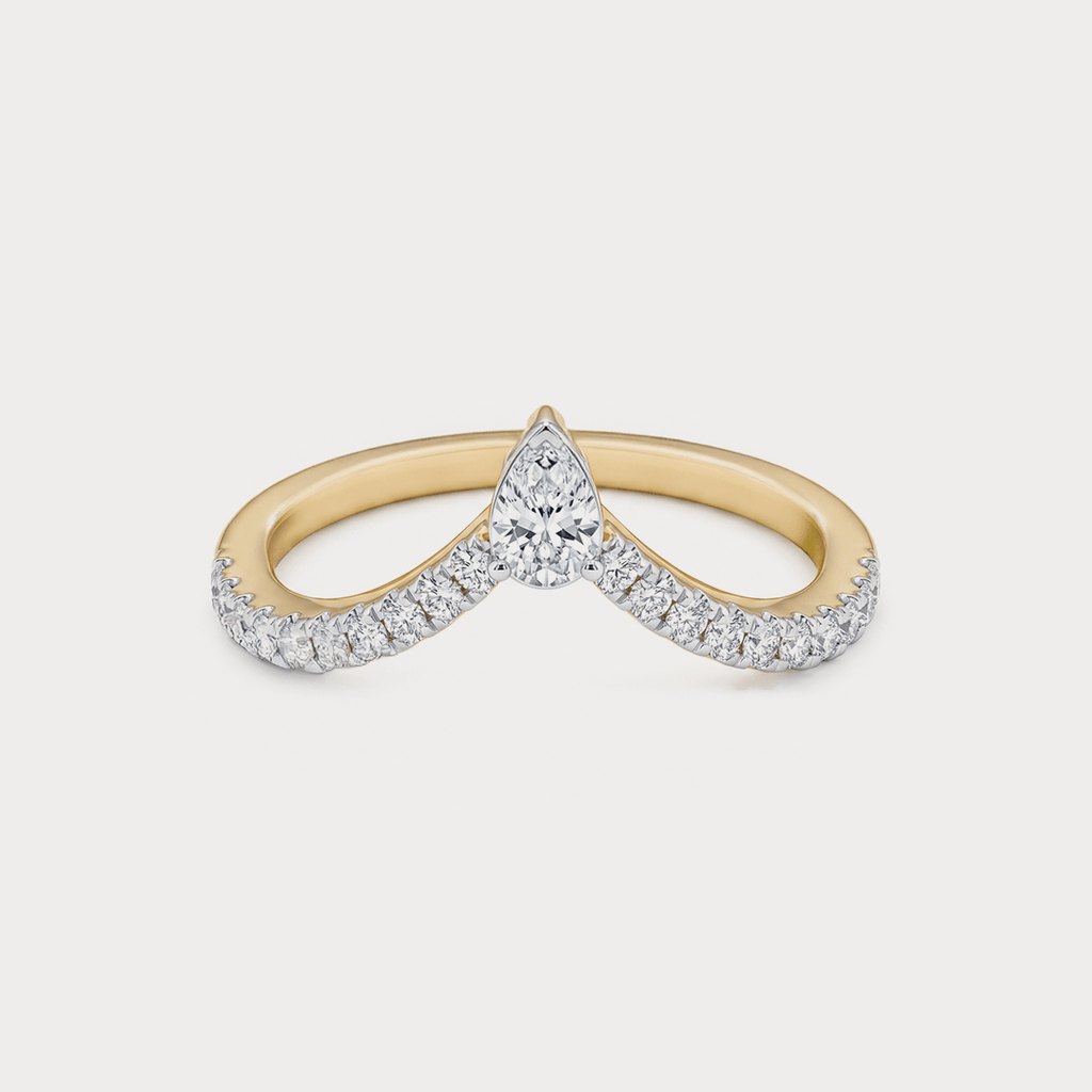 Fold Diamond Ring