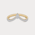 Fold Diamond Ring