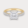Luce di Luna Solitaire Diamond Ring