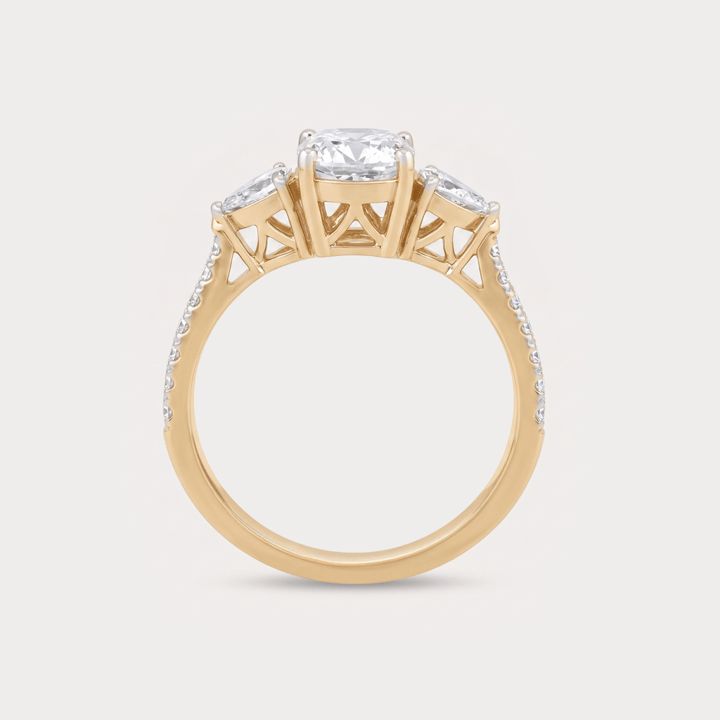 Raíz Solitaire Diamond Ring