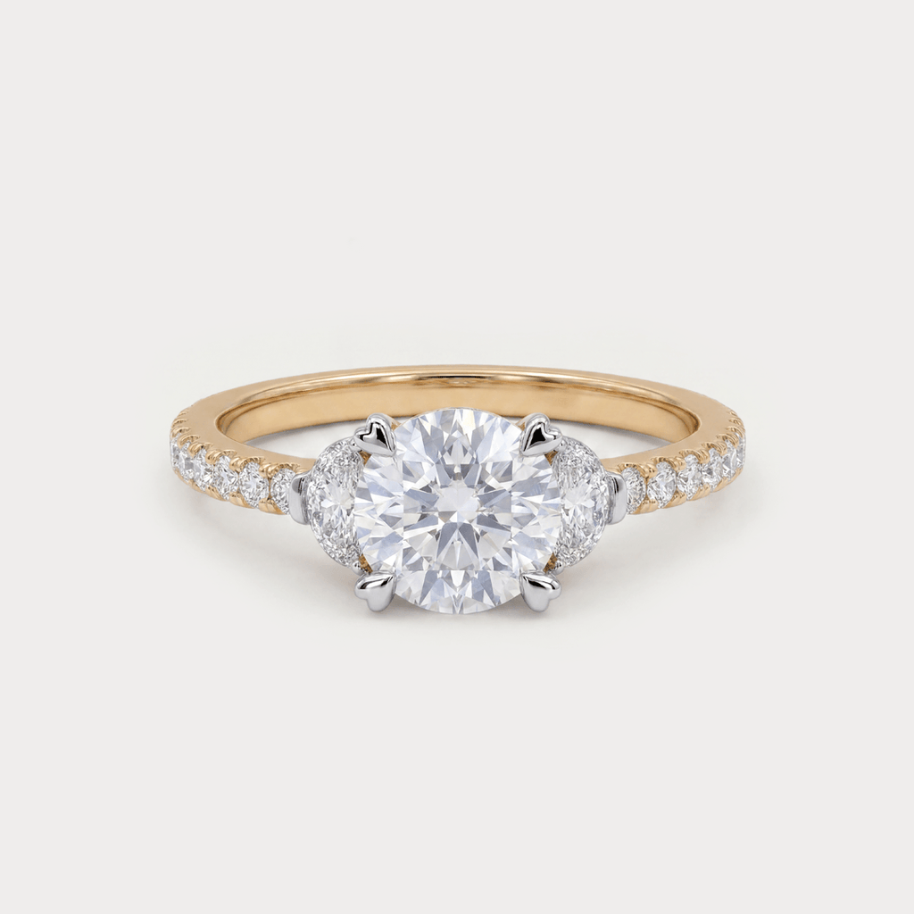 Douce Mini Solitaire Diamond Bridal Ring