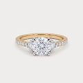 Douce Mini Solitaire Diamond Bridal Ring