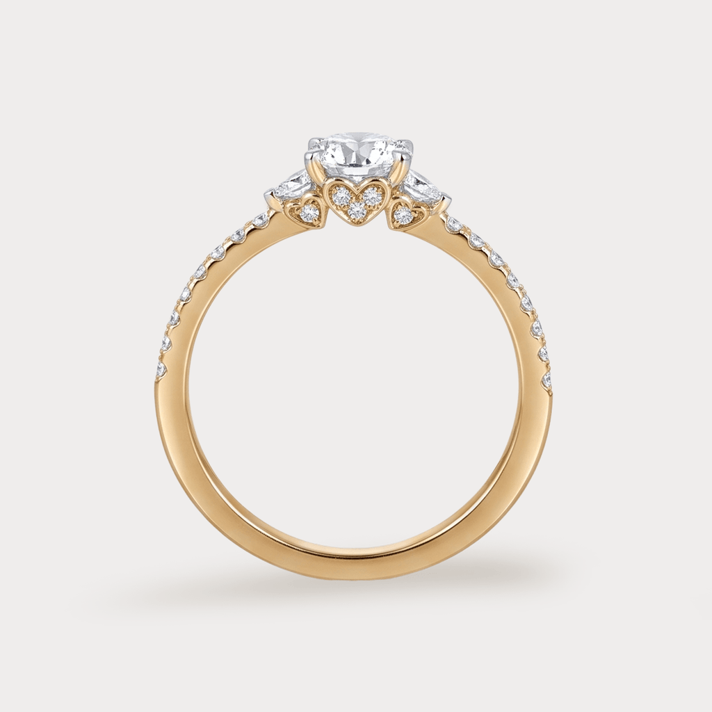 Douce Mini Solitaire Diamond Bridal Ring