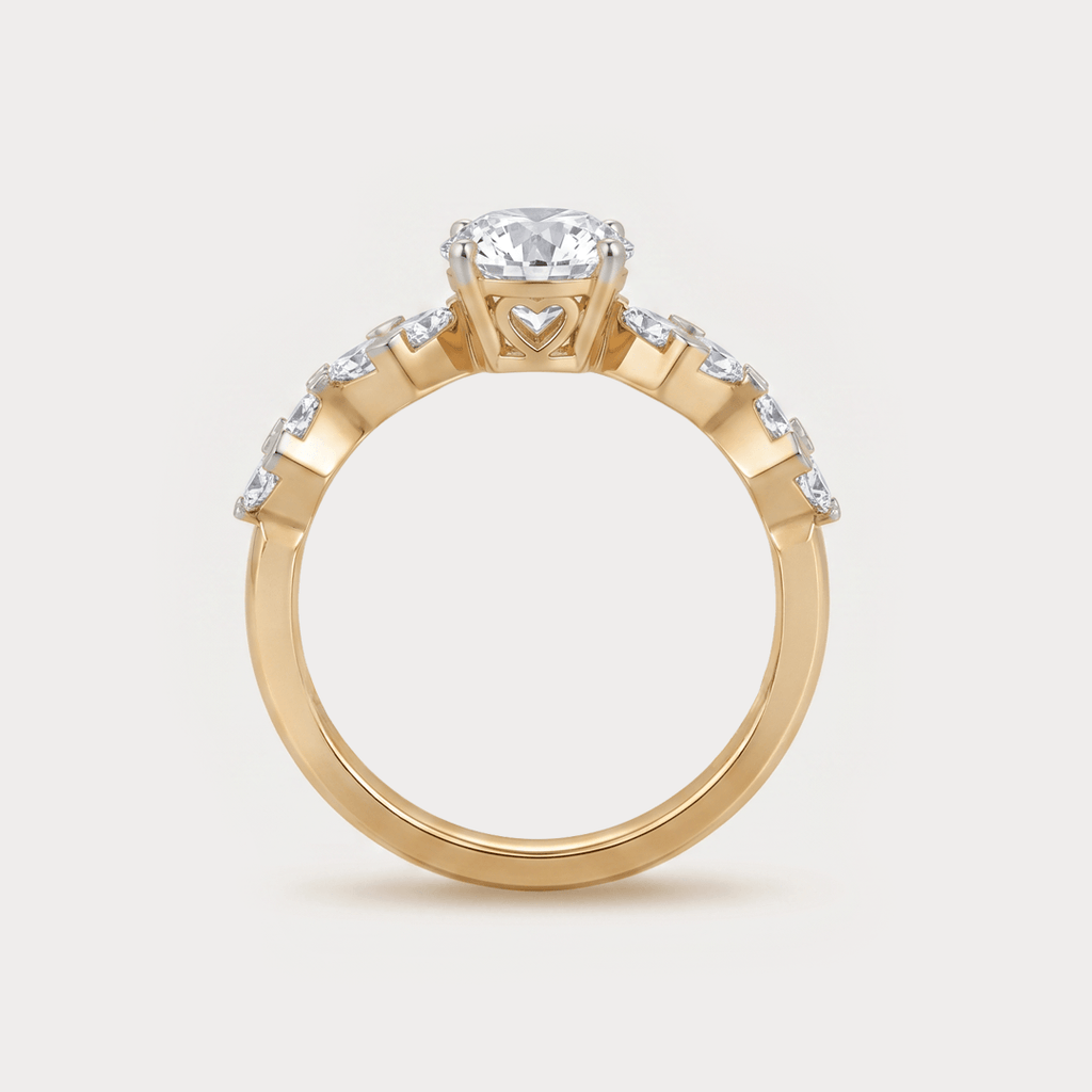 Précieuse Solitaire Diamond Bridal Ring