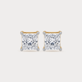 Cara Halo Diamond Stud Earrings