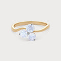 Triptych Diamond Ring