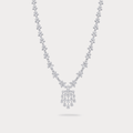 Wholeheart Princess Center Drop Diamond Necklace