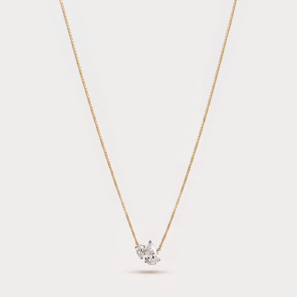 Vedette Pendant Diamond Necklace
