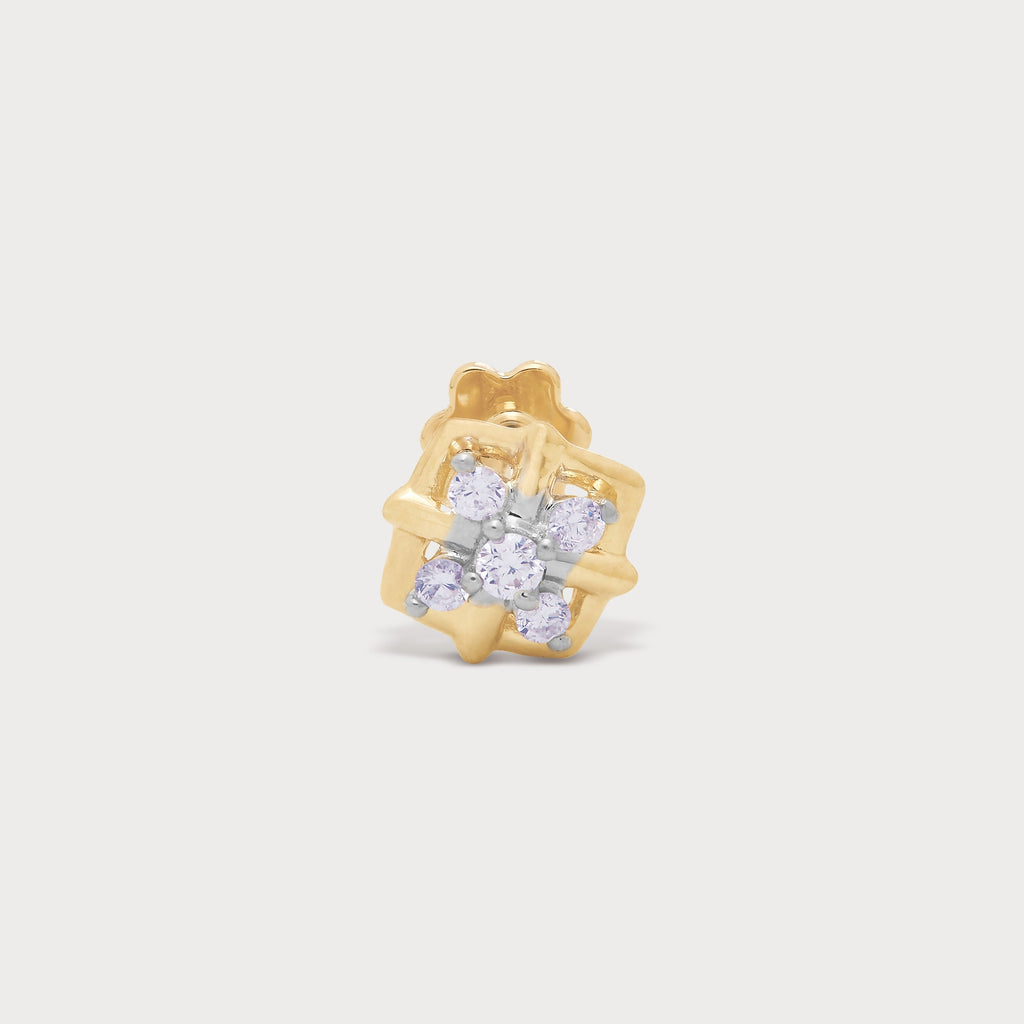 Quadrant Diamond Nose Pin
