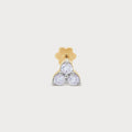 Triple Gleam Diamond Nose Pin