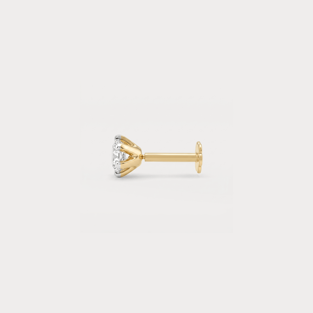 Pearl Diamond Nose Pin