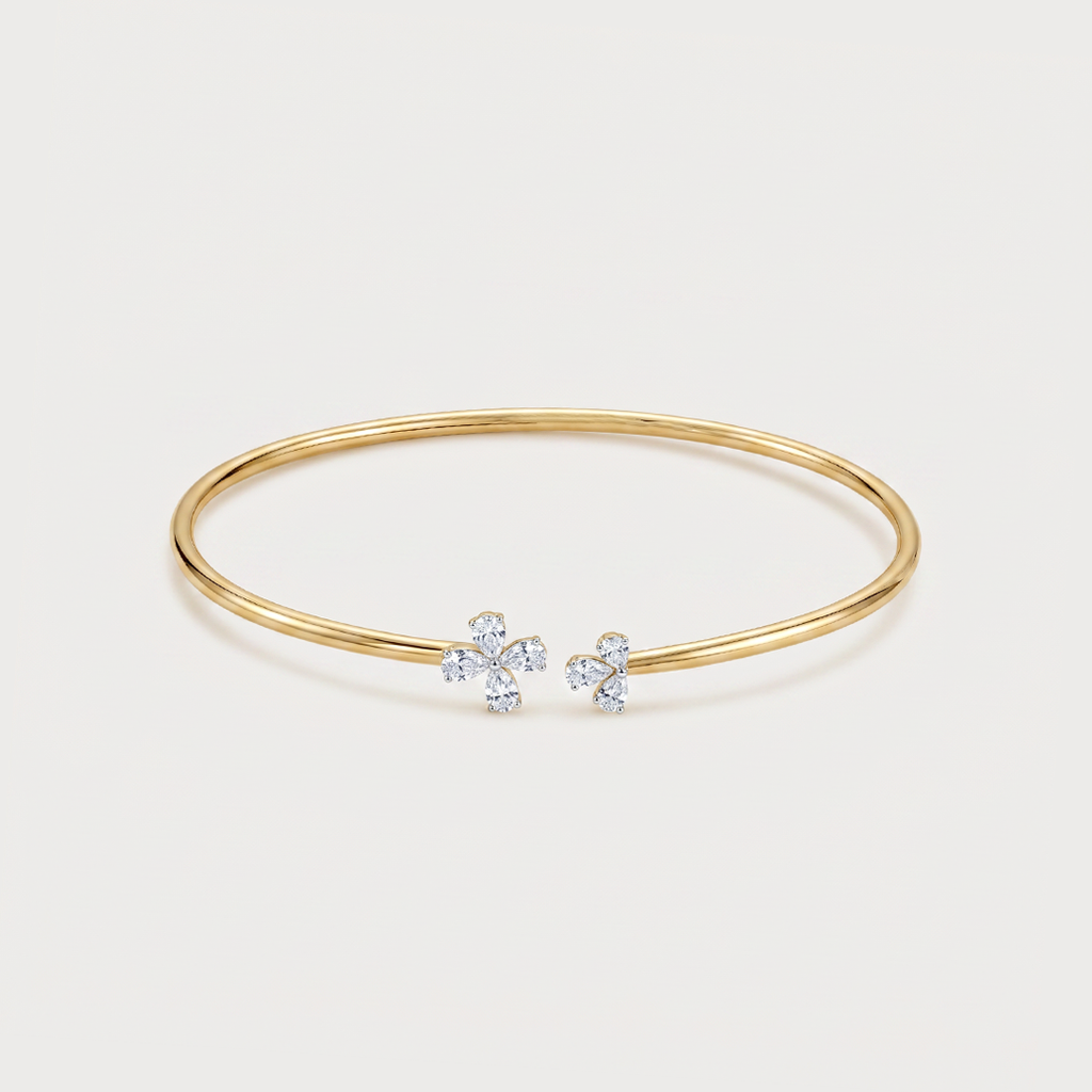 Ellipse Diamond Bangle